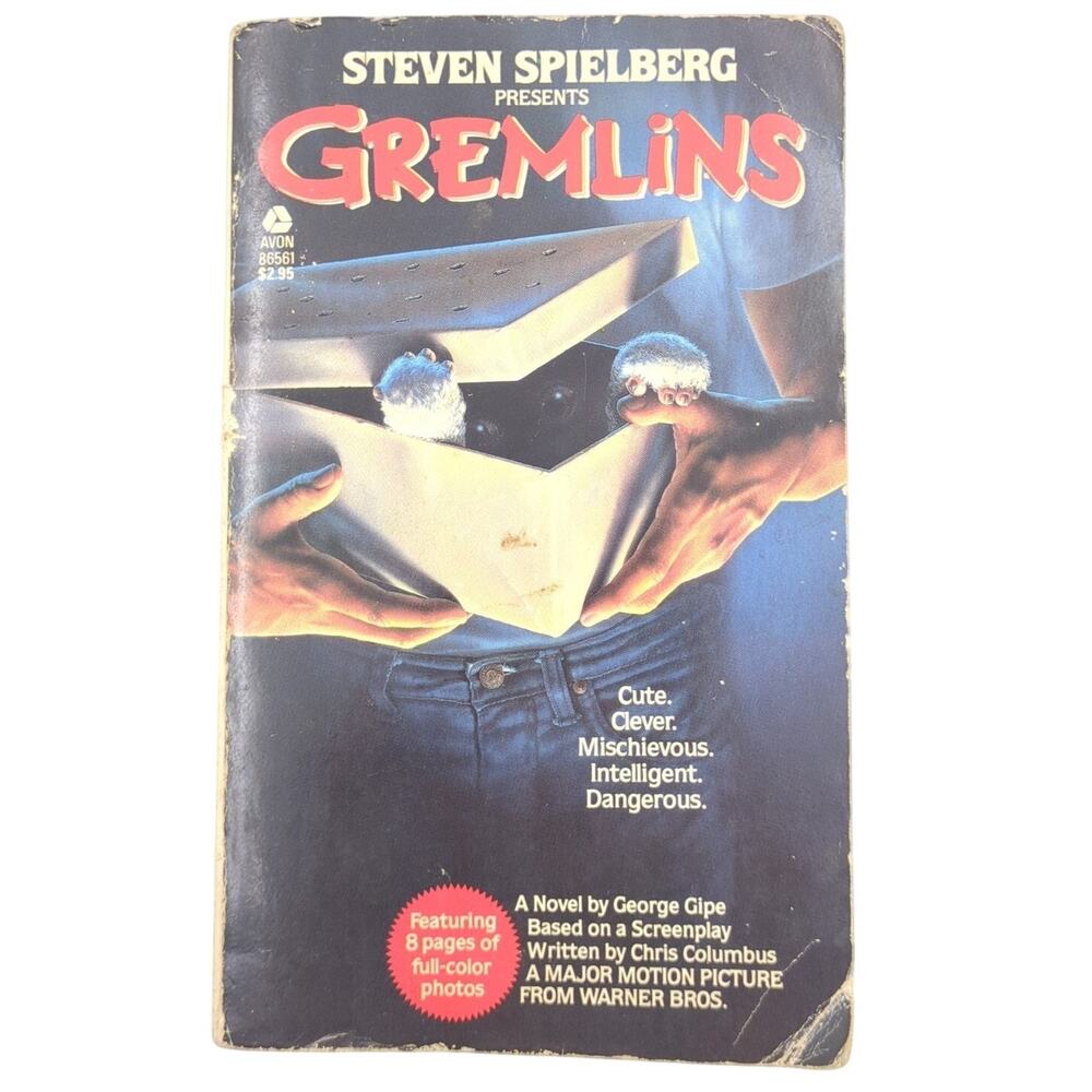 Steven Spielberg Presents Gremlins Novel George Gipe 1984 Movie Tie-in Paperback